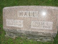 Hall, Lester W. and Julia L.